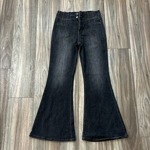 Harper Heritage Chic Black Flare Women's Jeans